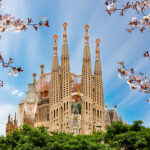 Sagrada,Familia,Cathedral,In,Spring,,Barcelona,,Spain